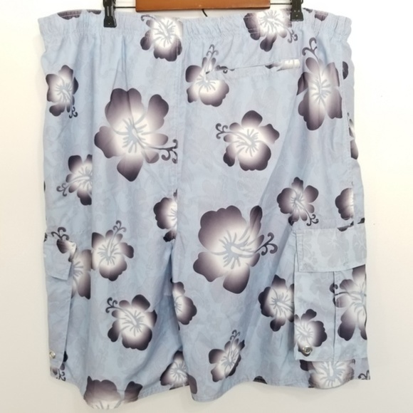 Beverly Hills Polo Club Men's Blue Board Shorts - Picture 3 of 7